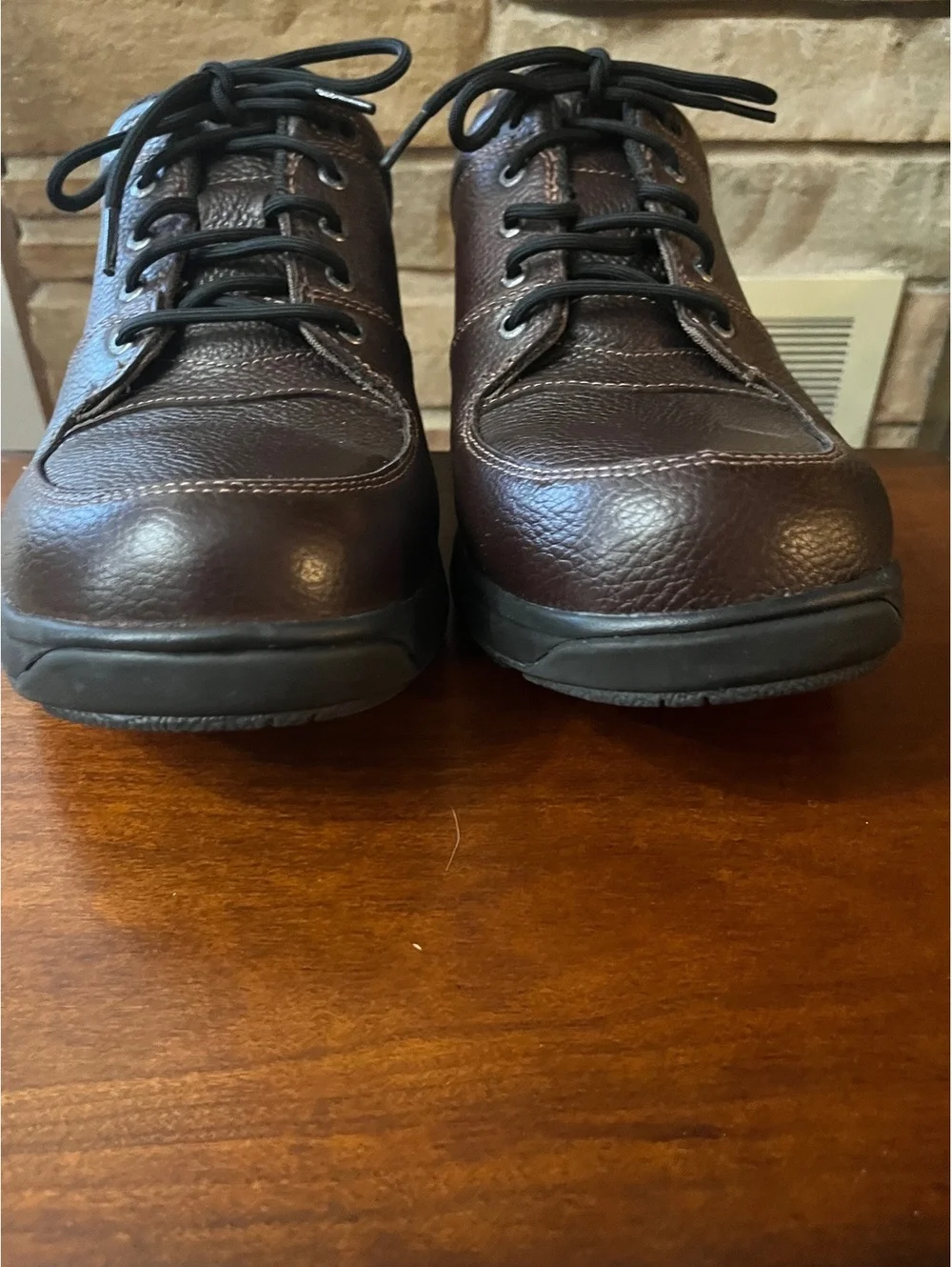 Dunham Windsor 8000BP Men’s 15 2E Wide Brown Leather Waterproof Oxfords Shoes